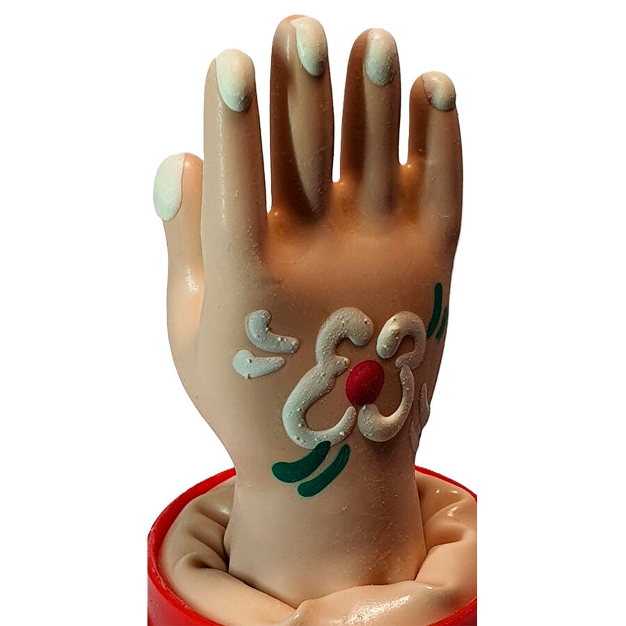 Préservatif Fantaisie Peint Main Modèle Main 2 Latex Naturel - Condomerie