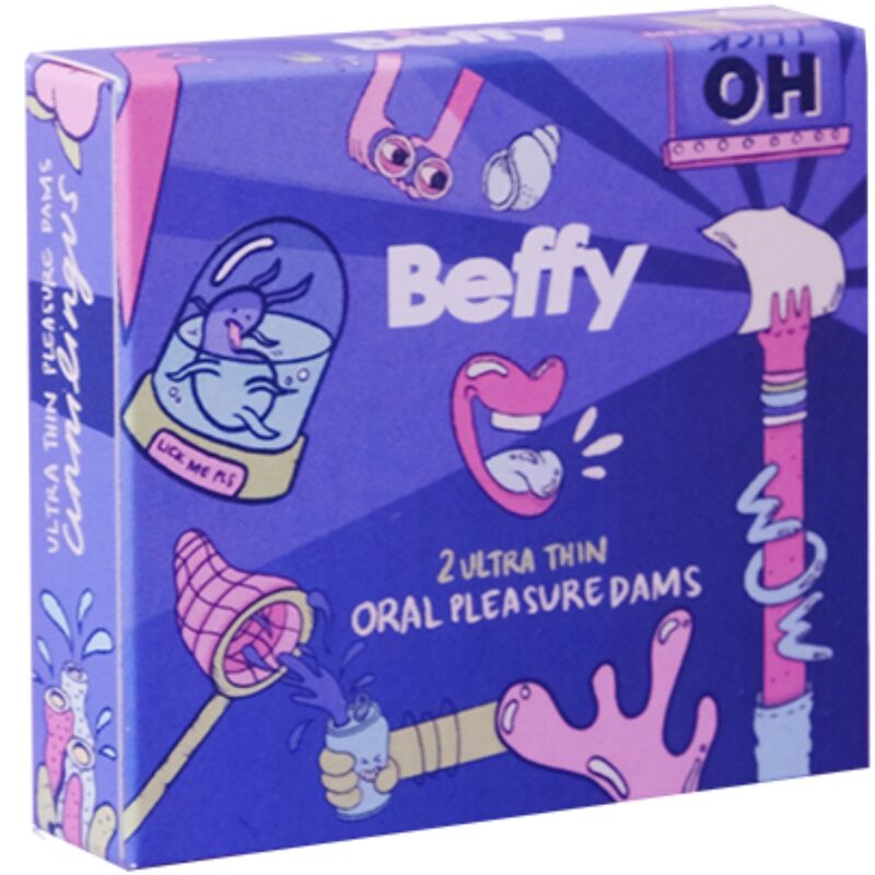 Préservatif Oral Beffy Latex Naturel Ultra-Fin Boîte de 2 - Beffy