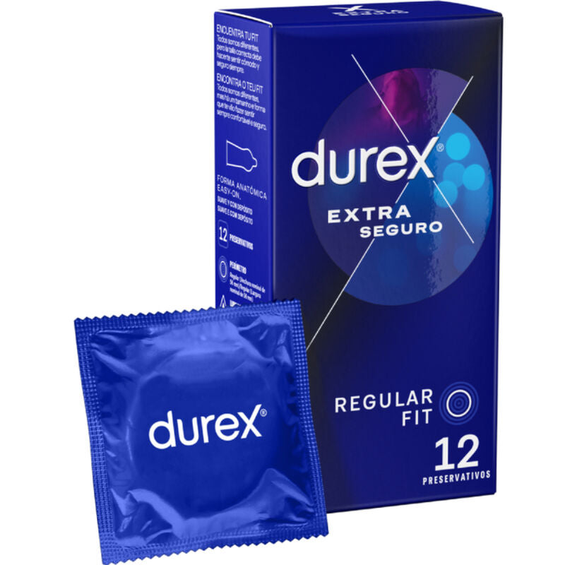 Préservatifs Extra Safe Renforcés Forme Anatomique Boîte 12 - Durex