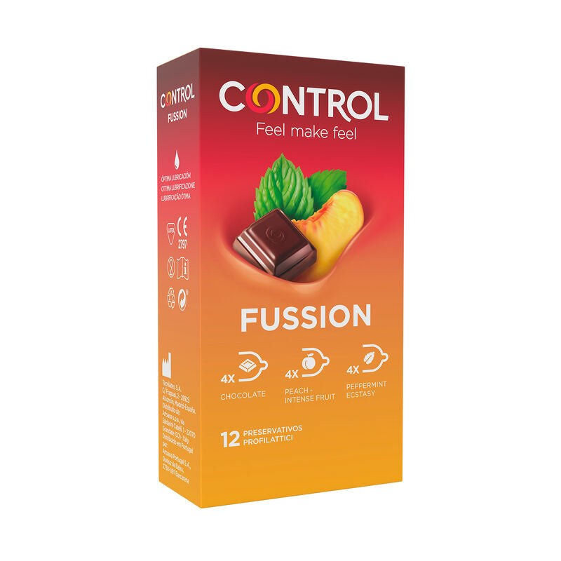 Préservatifs Fussion Control Fins et Lubrifiés Boîte de 12