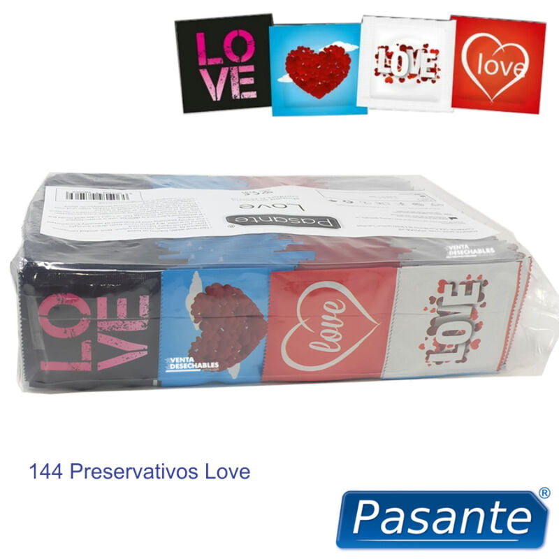 Préservatifs Love Bag Latex Naturel 54mm Pack 144 Unités - Pasante