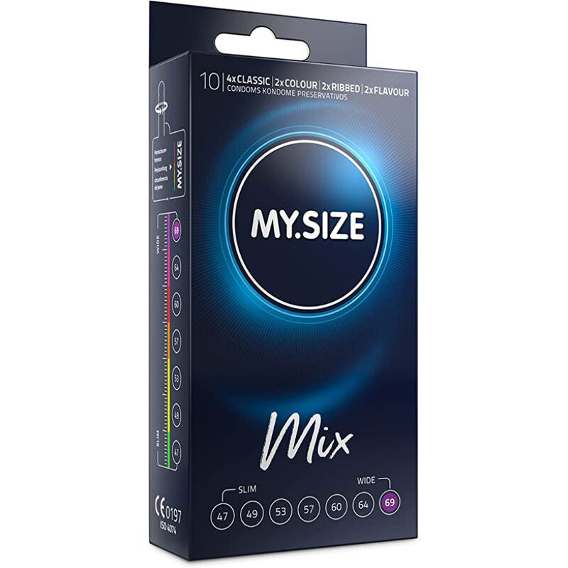 Préservatifs My Size Mix - Taille Personnalisée Végan XS à XXXXL