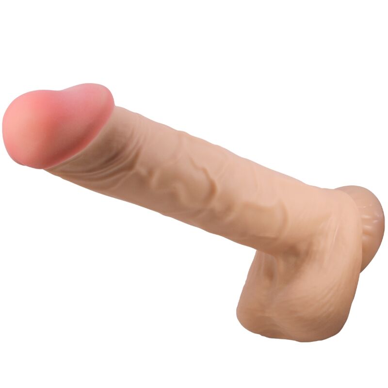 Gode ventouse Pretty Love — clair, 26 cm