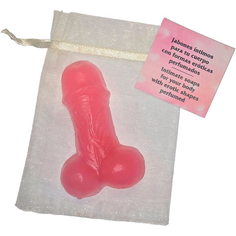 Savon Parfumé Forme Pénis Rose Cadeau Humoristique - Diablo Picante