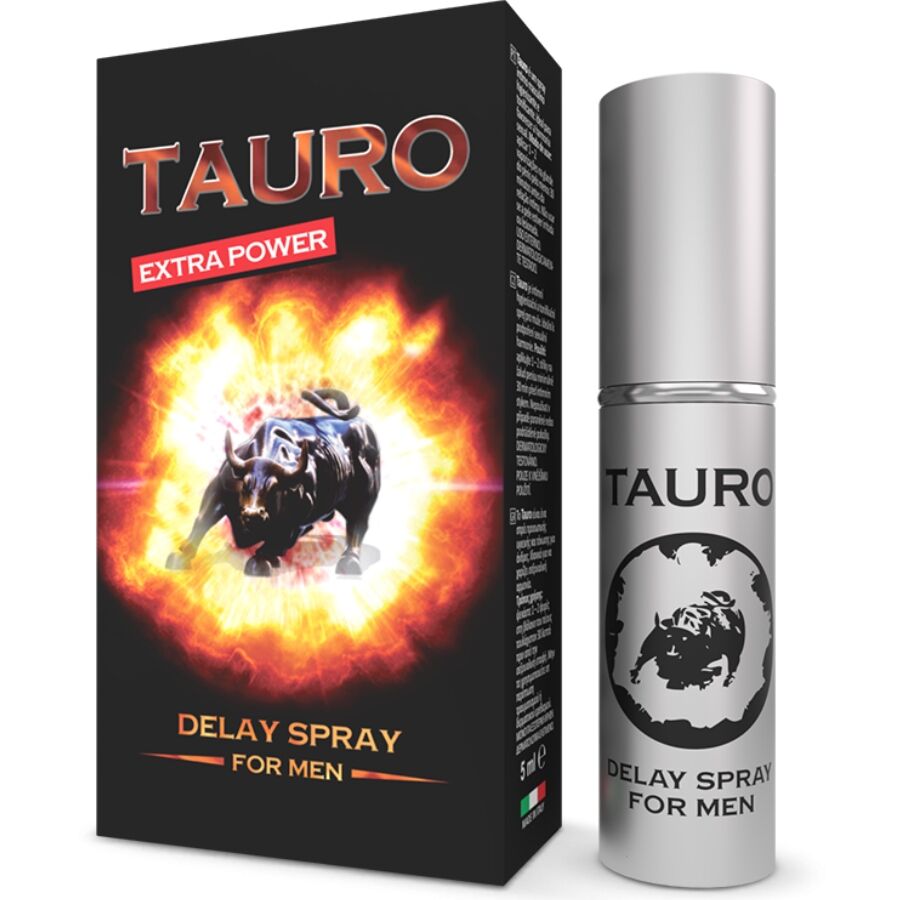 Spray Retardant Extra Power Naturel Sans Anesthésiant 5 ml - Tauro