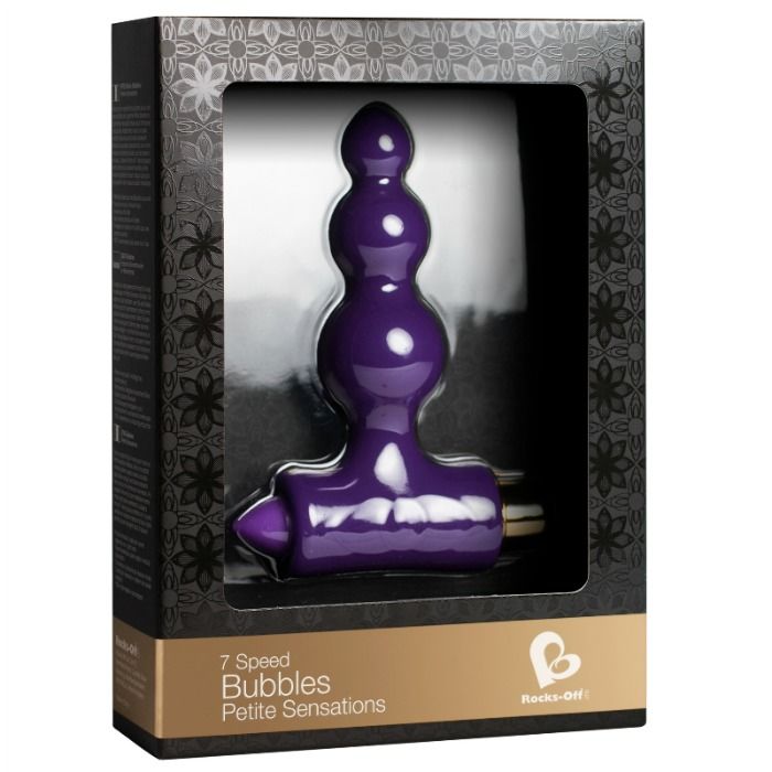 Stimulateur Anal Vibrant Bubbles Petites Bulles Silicone Submersible - Rocks-Off