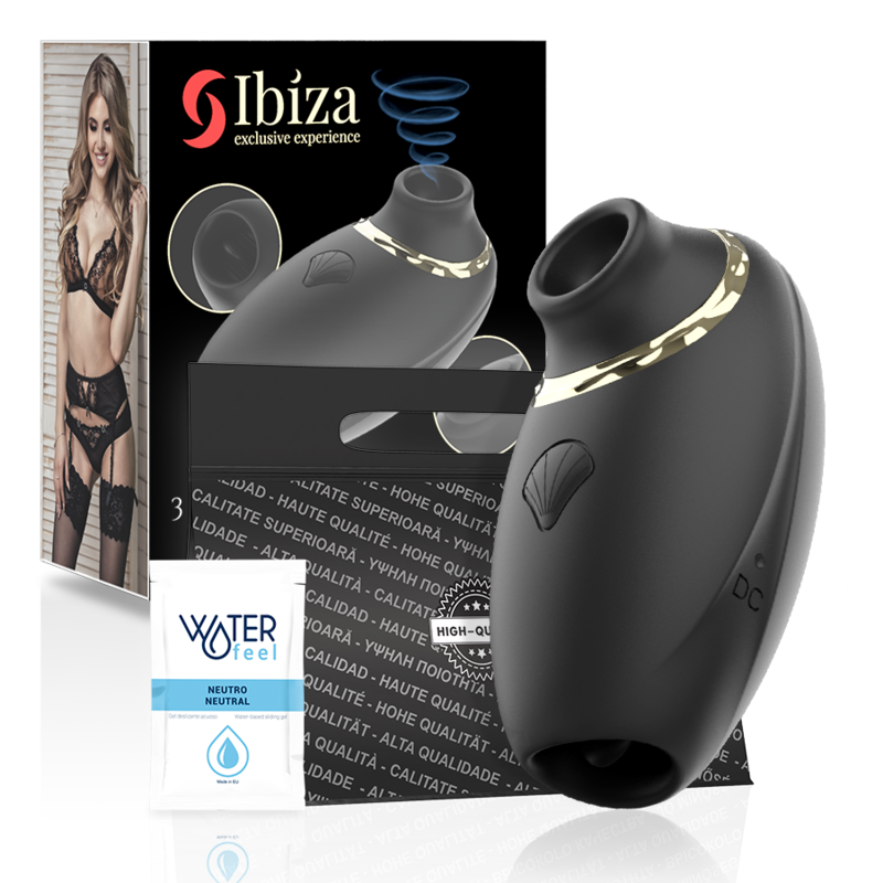 Stimulateur Clitoridien 3 en 1 Aspiration Léchage Pulsation 24 Modes - Ibiza Technology