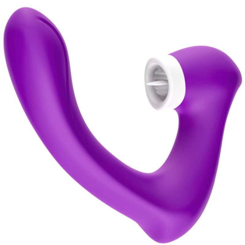 Stimulateur Clitoridien Double Secretkiss Aspiration & Vibration Courbe