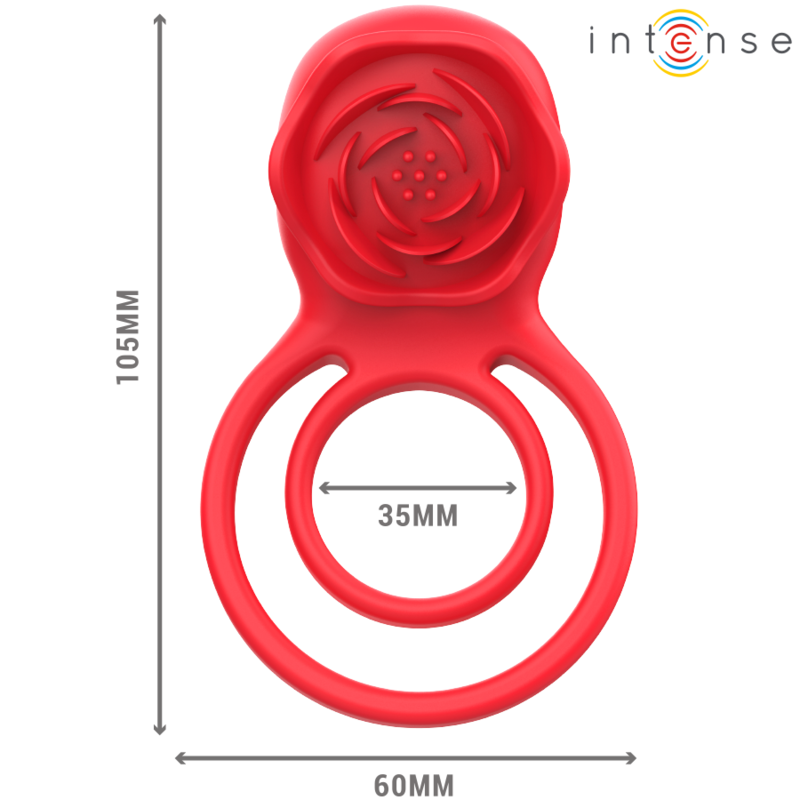 Stimulateur Clitoridien Gail Forme Rose 10 Vibrations Télécommande - Intense
