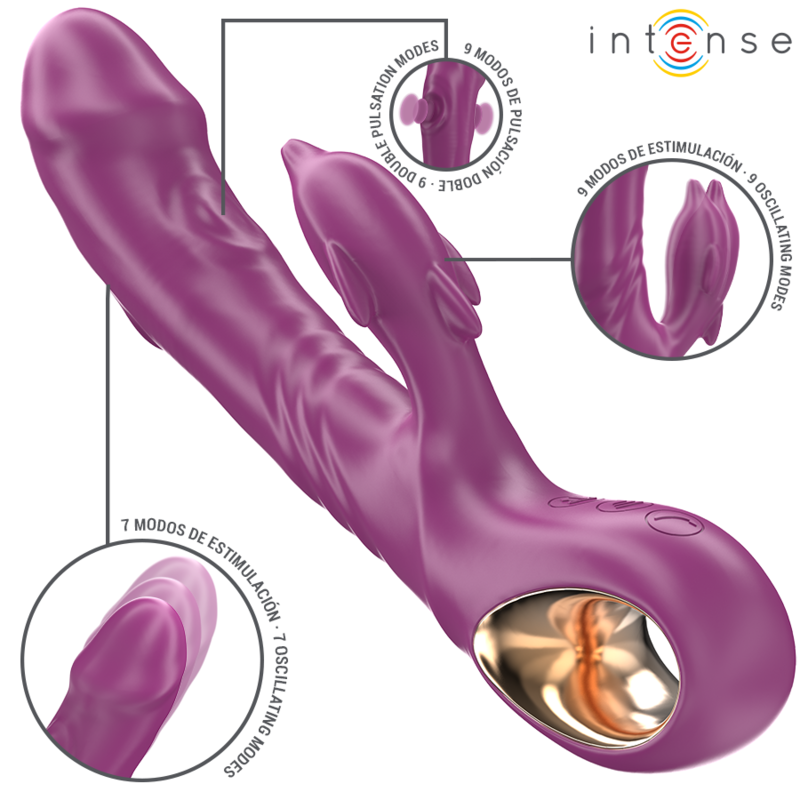 Stimulateur Clitoridien Langue Vibrante Halle Forme Dauphin IPX7 - Intense