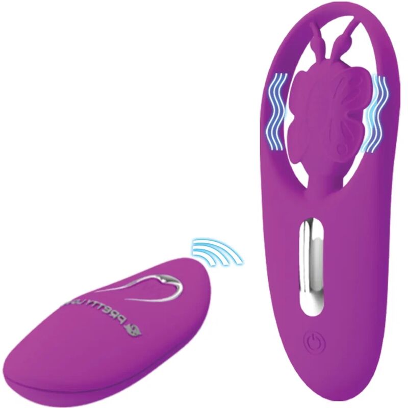 Stimulateur Clitoridien Papillon Dancing Télécommandé 12 Modes Rechargeable - Pretty Love