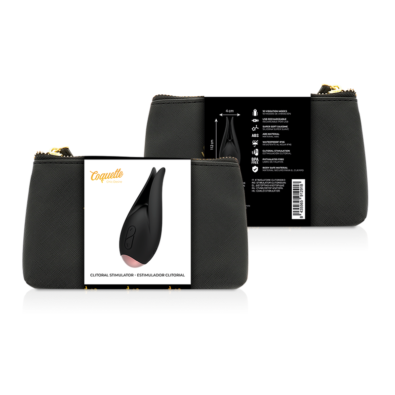 Stimulateur Clitoridien Rechargeable Chic Desire 10 Modes IPX6 - Coquette