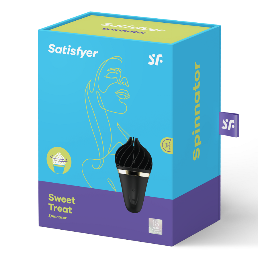 Stimulateur Clitoridien Rotatif Spinnator Sweet Treat Rechargeable - Satisfyer