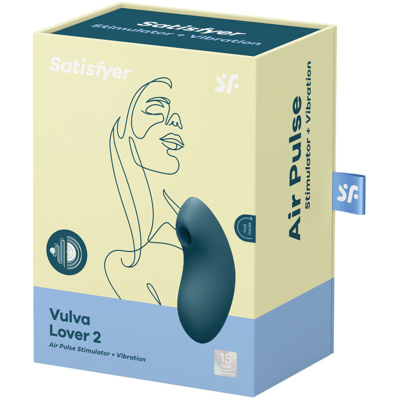 Stimulateur Clitoridien Vulva Lover 2 Air Pulse Double Moteur IPX7 - Satisfyer