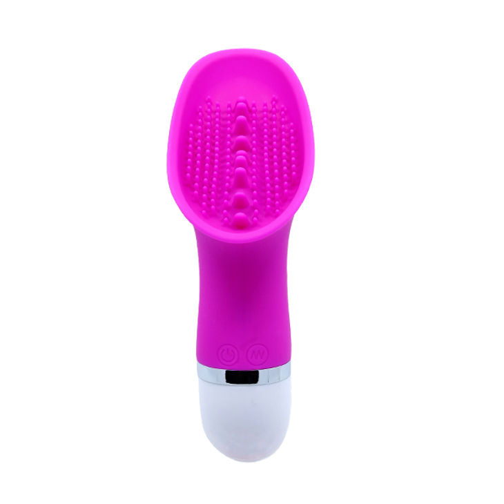 Stimulateur de Clitoris Claude Flirtation 30 Vibrations Embouts Gaufrés - Pretty Love