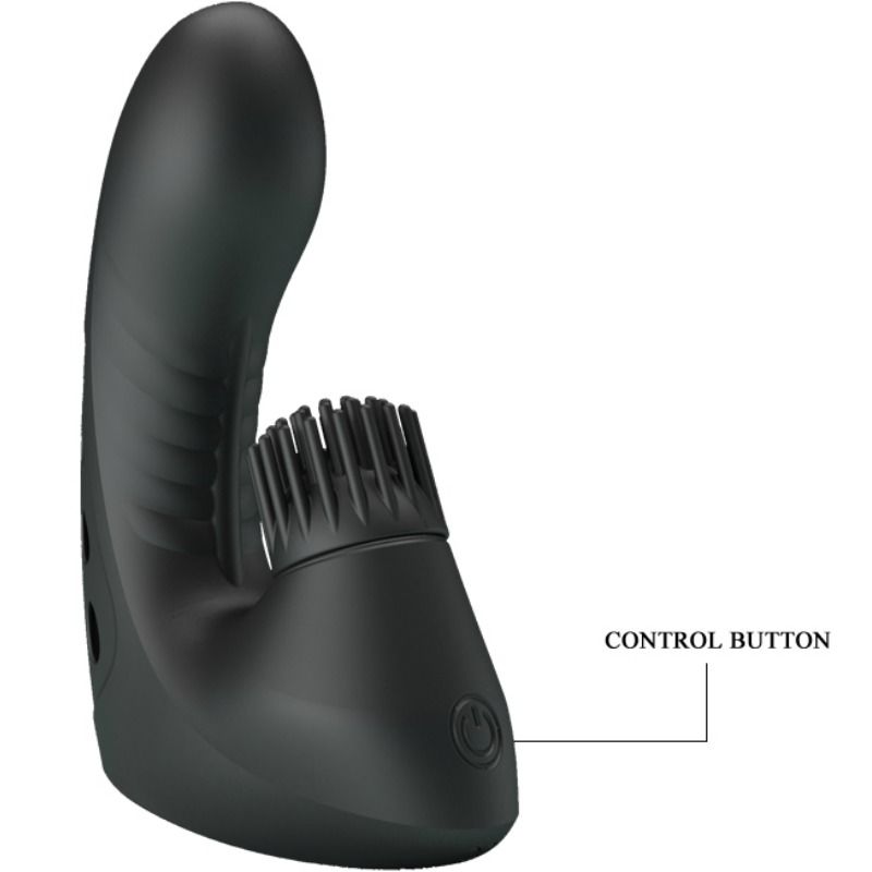 Stimulateur Doigt Vibrant Magic Drill Vibration Rotation Rechargeable - Pretty Love