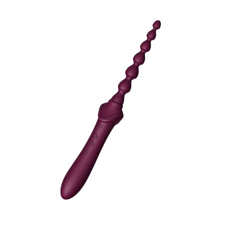 Stimulateur Multifonction Bess 2 Chauffant 4 Embouts Perles Anales - Zalo