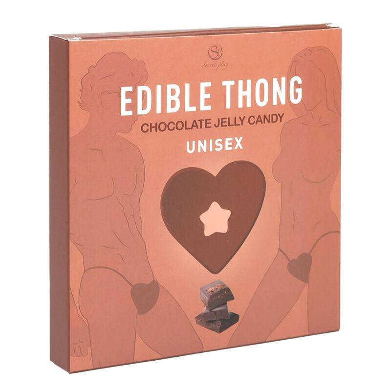 String Comestible Gummy Saveur Fraise ou Chocolat - Secret Play