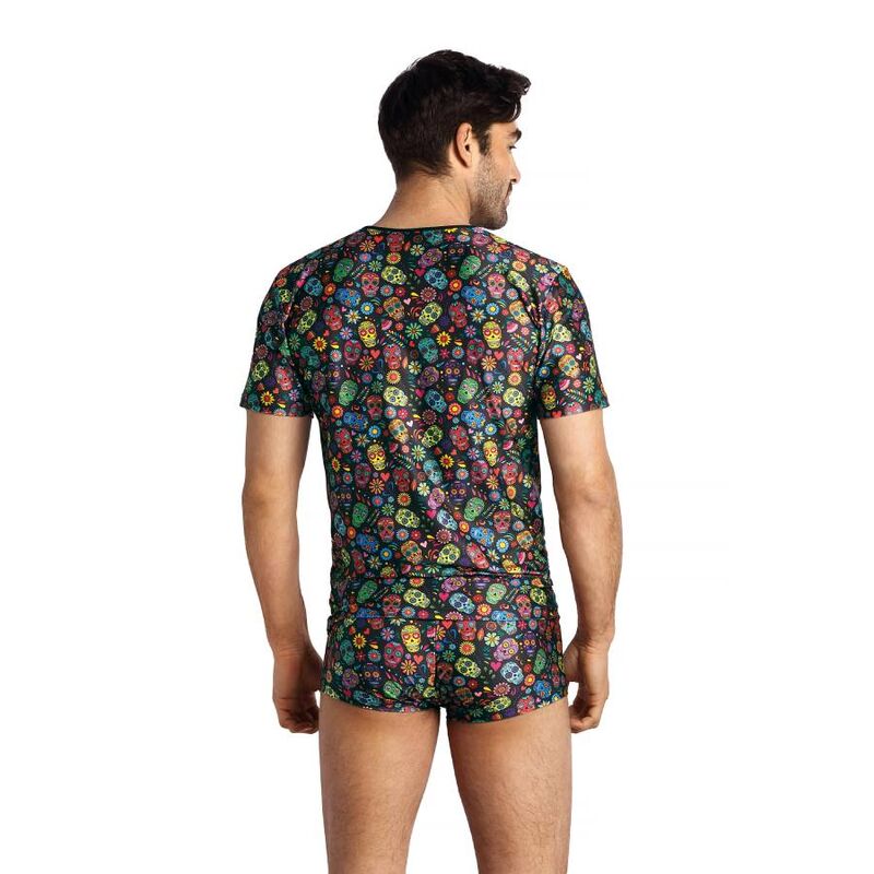 T-Shirt Homme Sexy Mexico Résille Coupe Ajustée 3 Tailles - Anais Men