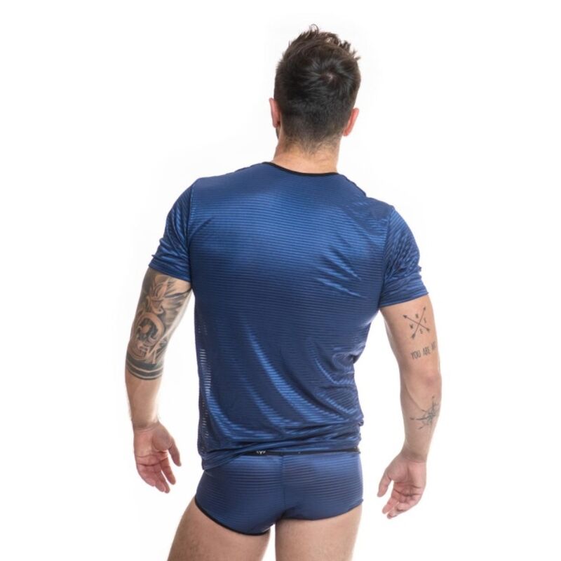 T-Shirt Sexy Homme Naval Style Marin Coupe Ajustée 3 Tailles - Anais Men