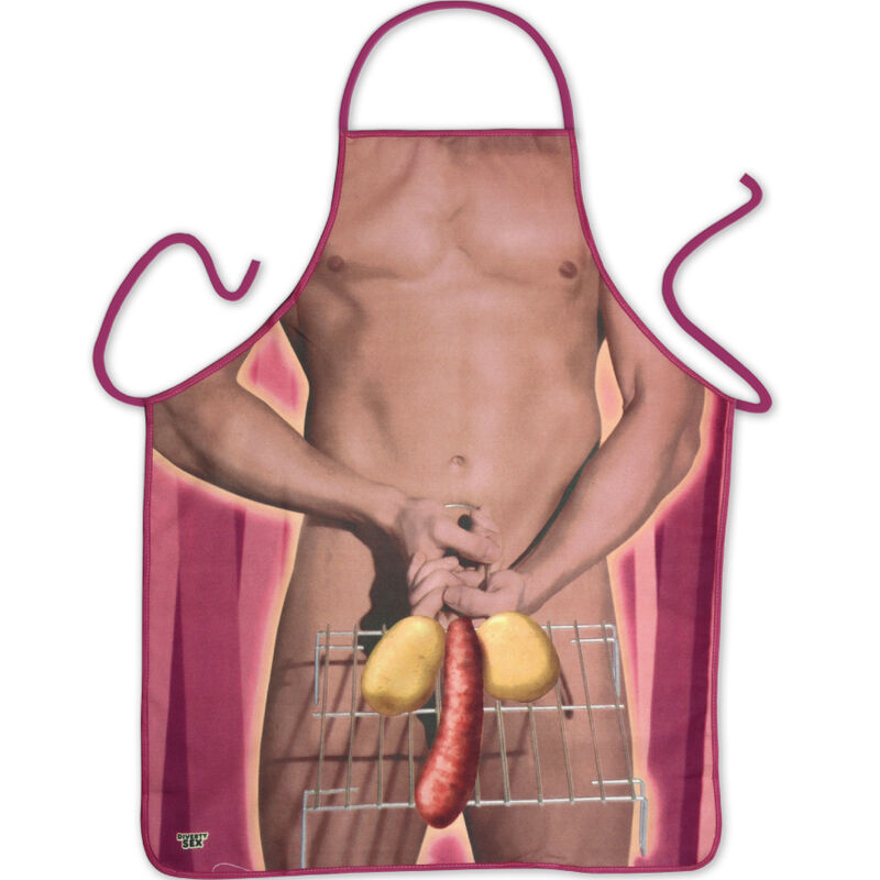 Tablier Humoristique Butifarra Illustrations Érotiques pour Homme - Diablo Picante