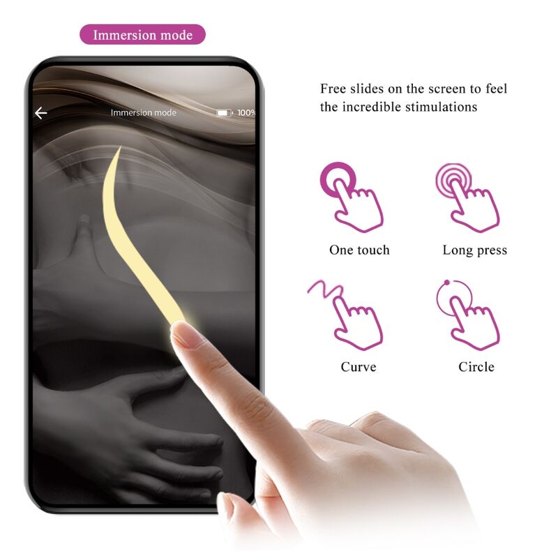 Œuf Vibrant Connecté Casper 12 Modes Rechargeable USB - Pretty Love