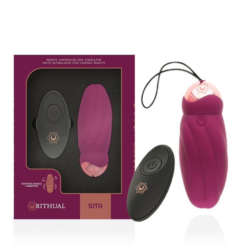 Œuf Vibrant Connecté Sita Rotation des Billes Télécommande 10 Modes - Rithual