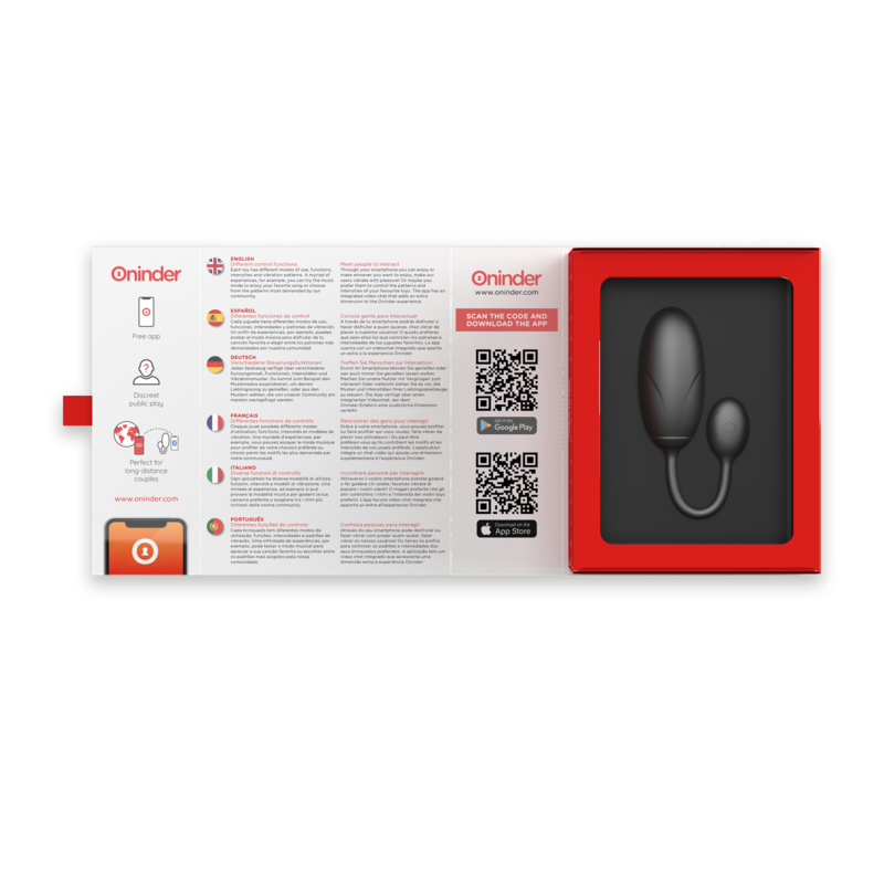 Œuf Vibrant Connecté Tokyo App Gratuite Silicone Rechargeable - Oninder