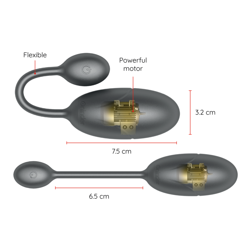 Œuf Vibrant Connecté Tokyo App Gratuite Silicone Rechargeable - Oninder