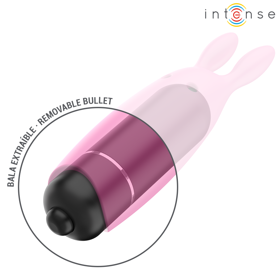 Œuf Vibrant Hopper Compact Forme Lapin Étanche IPX6 - Intense