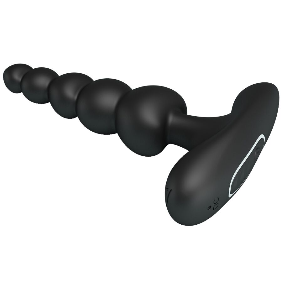 Vibromasseur Anal Corban Perles Graduées 10 Modes Rechargeable USB - Pretty Love