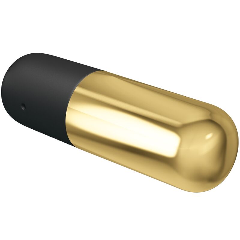 Vibromasseur Bullet Rechargeable Doré 12 Modes Compact - Pretty Love