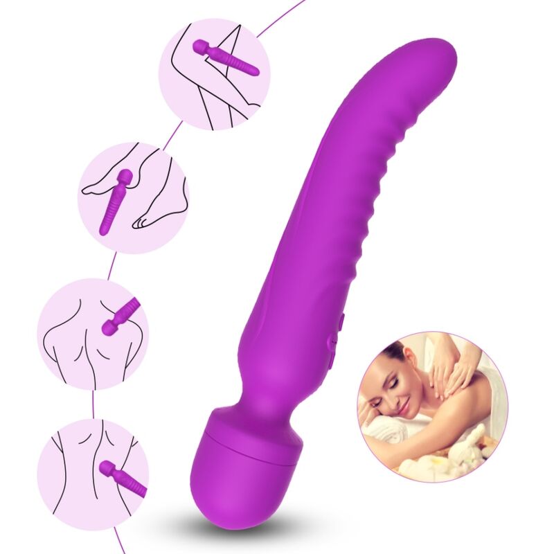 Vibromasseur Chauffant Mission - 2x9 Modes Effet Chaleur - Armony