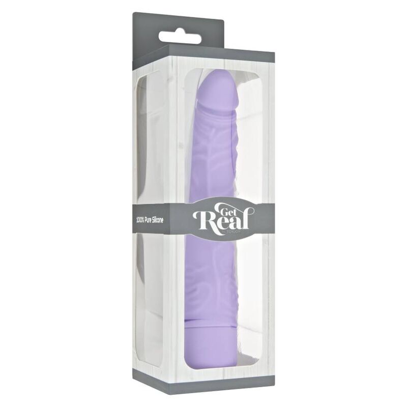 Vibromasseur Classic Slim Fin et Courbé - Multivitesse Silicone - Get Real