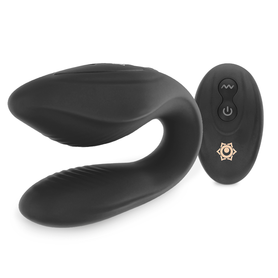 Vibromasseur Couple Connecté Kama Azabache Télécommande Sans Fil - Rithual