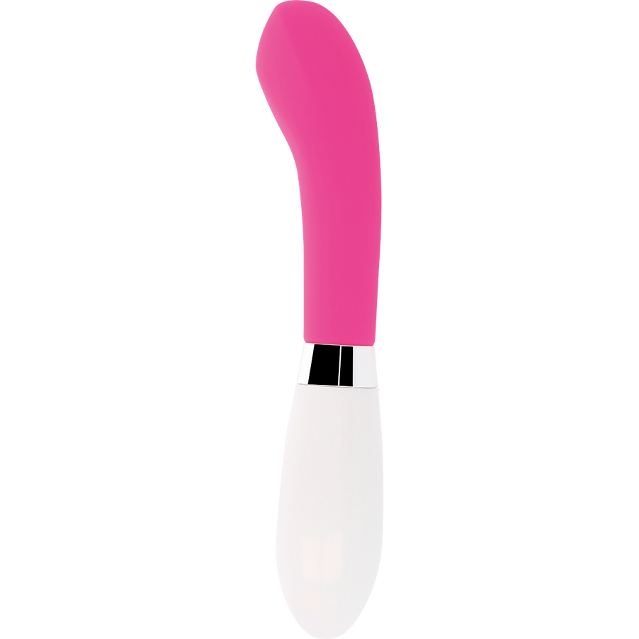Vibromasseur Courbé John - 10 Modes Étanche Silicone - Glossy