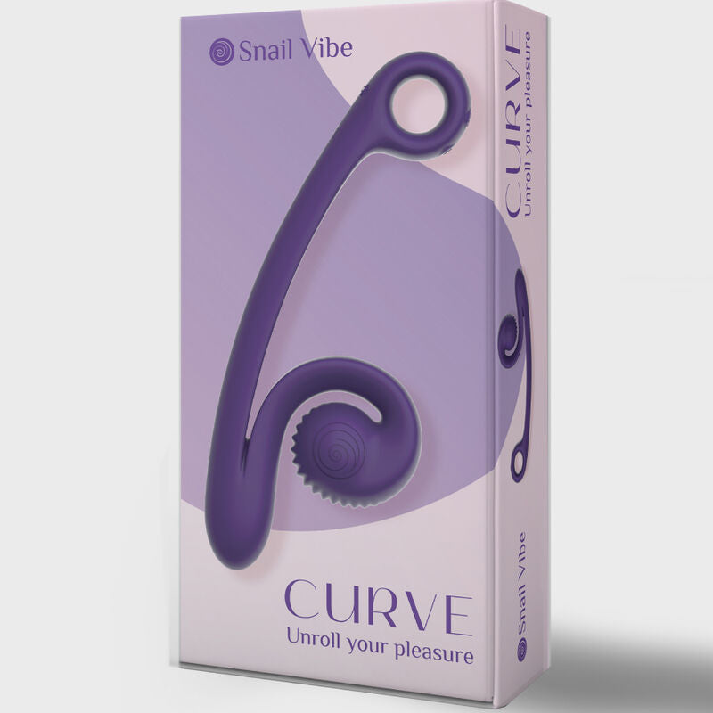 Vibromasseur Courbe Snail Vibe Double Stimulation Rotatif Rechargeable - Snail Vibe