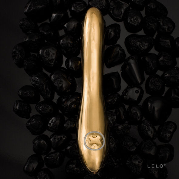 Vibromasseur de Luxe Inez Plaqué Or 24 Carats 5 Modes Rechargeable - Lelo