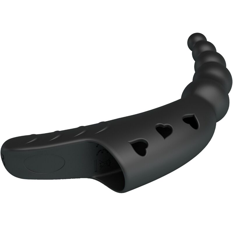 Vibromasseur Doigt Jordin Silicone Nervuré 10 Vibrations Rechargeable - Pretty Love