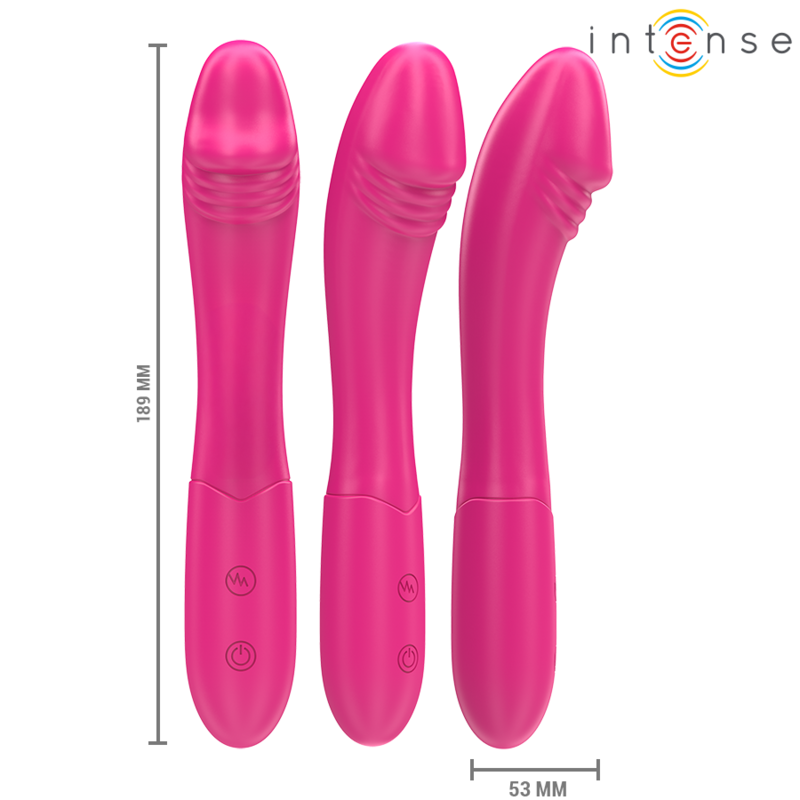 Vibromasseur Flexible Belinda 19 cm 10 Vibrations Rechargeable - Intense