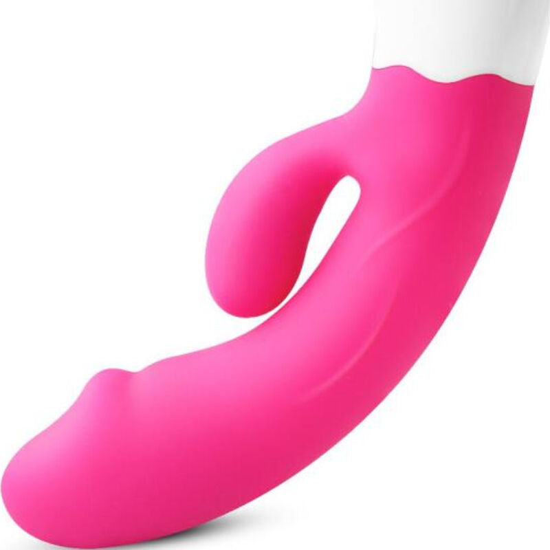 Vibromasseur Happy 36 Modes Silicone Rechargeable Fuchsia - Armony