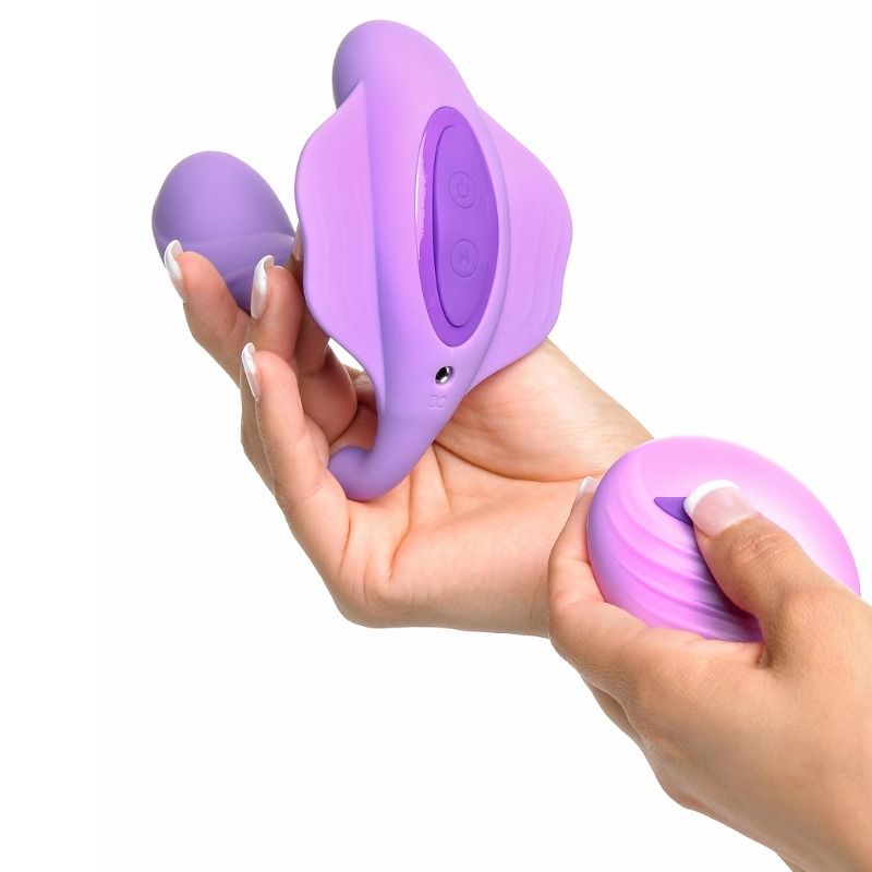Vibromasseur Point G Chauffant Stimulate-Her Télécommandé Double Moteur - Fantasy For Her