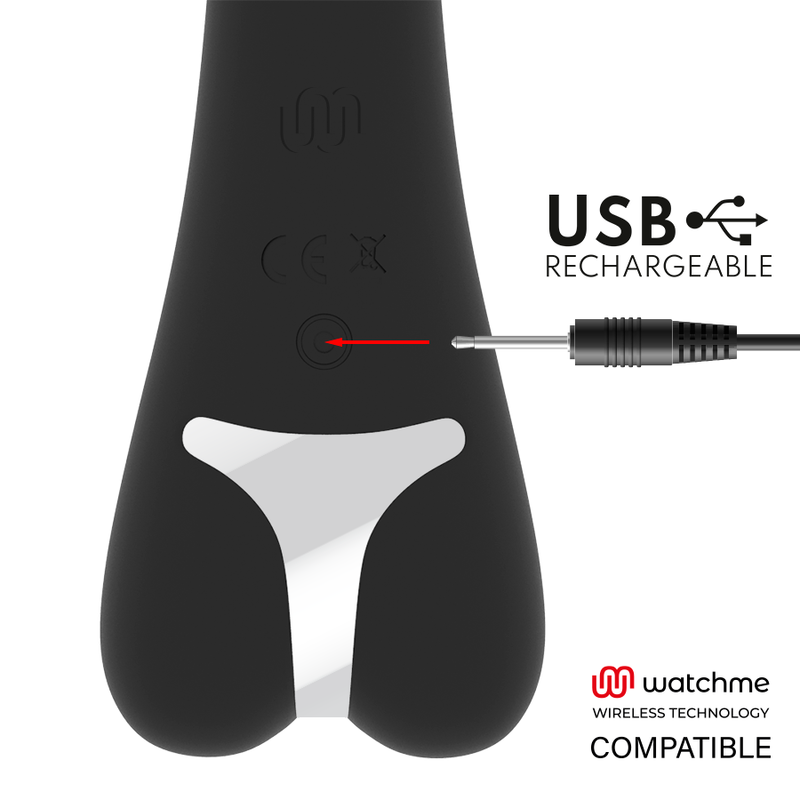 Vibromasseur Point G et P Ryan Watchme Connecté 10 Modes Étanche - Brilly Glam