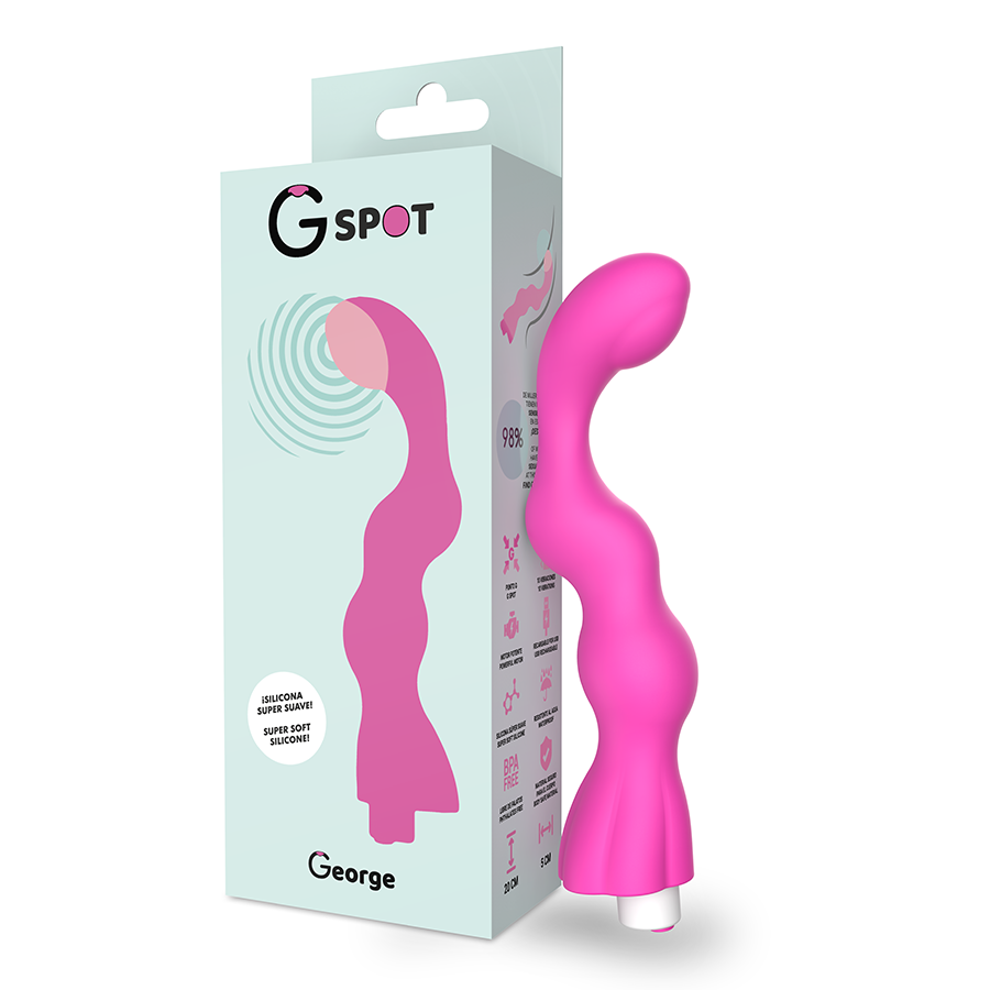 Vibromasseur Point G George Rechargeable 10 Modes IPX6 - G-Spot