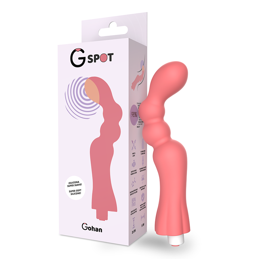 Vibromasseur Point G Gohan Silicone 10 Modes Rechargeable - G-Spot