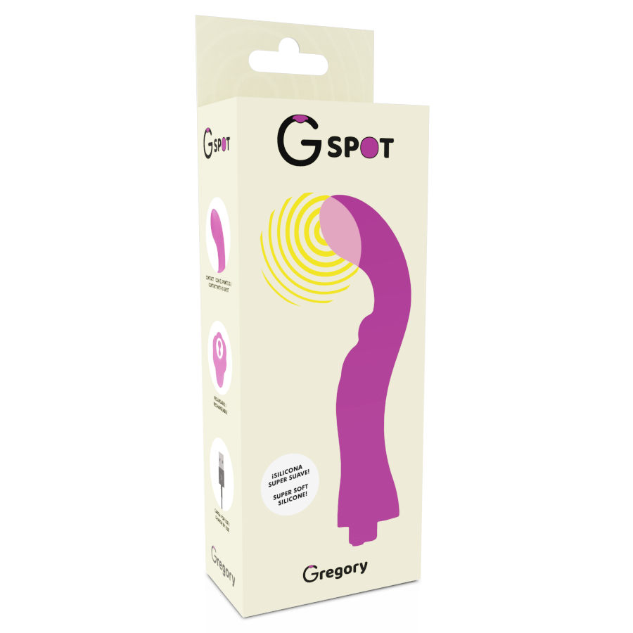Vibromasseur Point G Gregory Rechargeable 10 Modes IPX6 - G-Spot