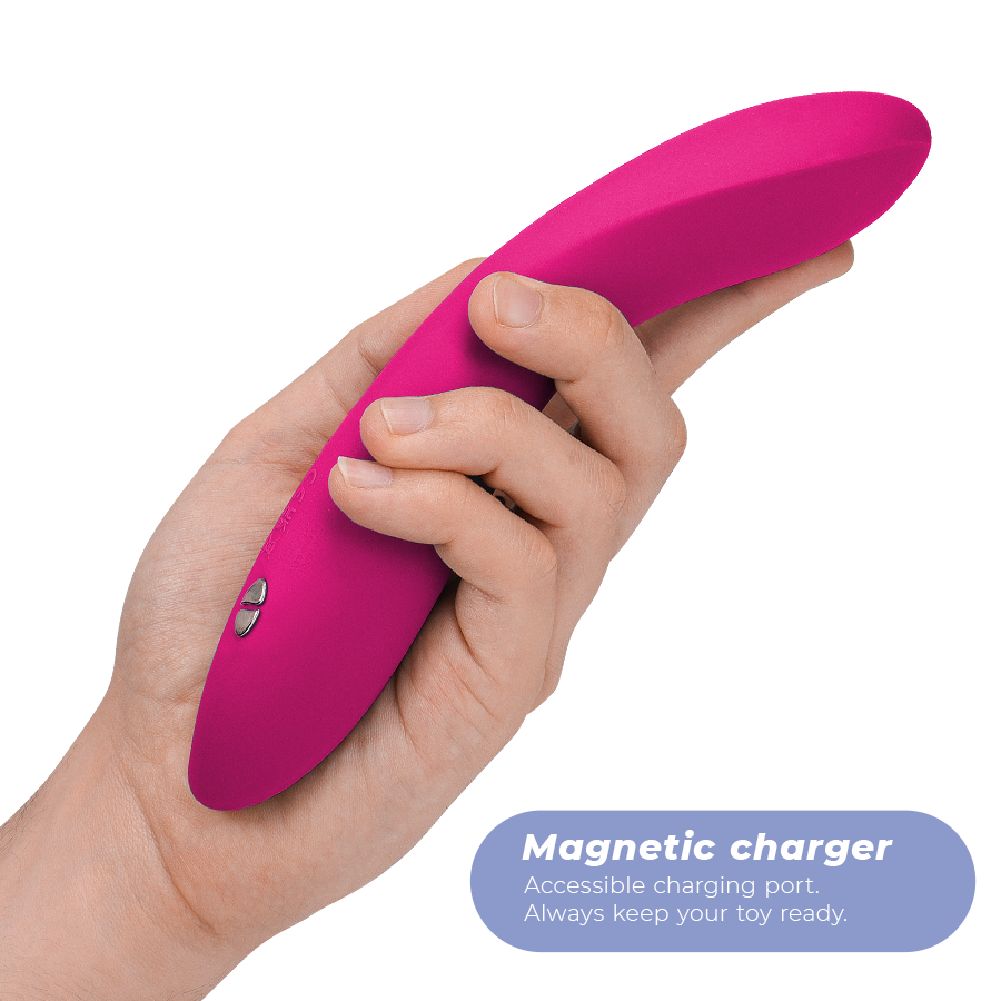 Vibromasseur Point G Rave 2 Asymétrique Connecté App IPX7 - We-Vibe