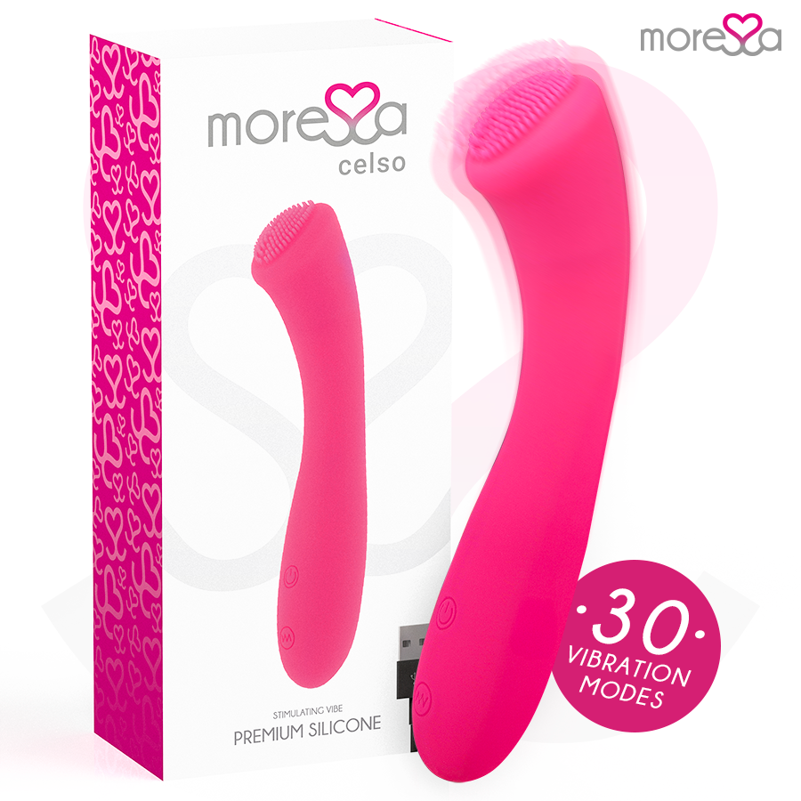 Vibromasseur Polyvalent Celso Tête Flexible 30 Modes Rechargeable - Moressa