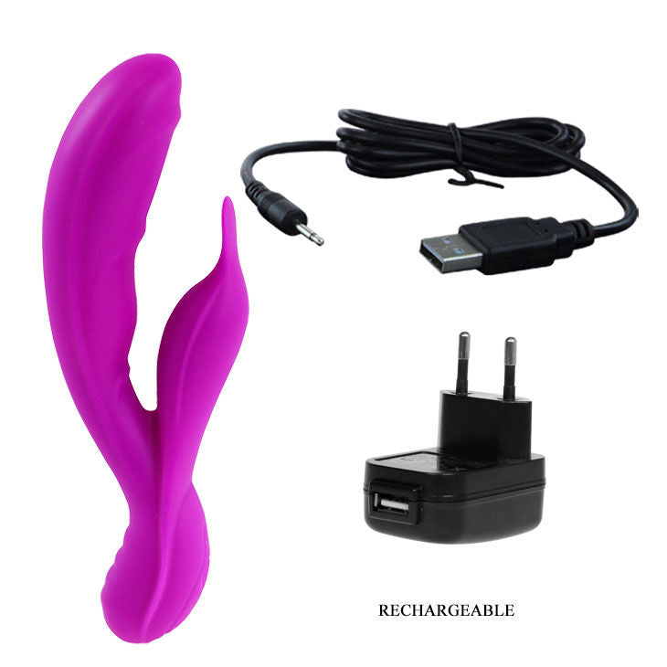 Vibromasseur Rabbit Bliss Lilas 4 Moteurs 30 Modes Rechargeable - Pretty Love