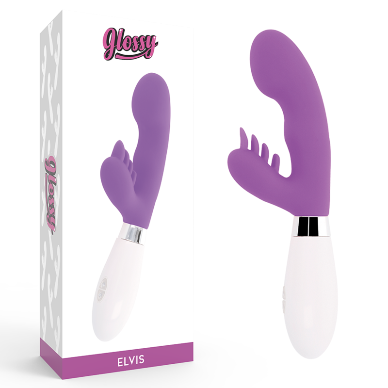Vibromasseur Rabbit Elvis - 2 Moteurs 10 Modes Silicone - Glossy